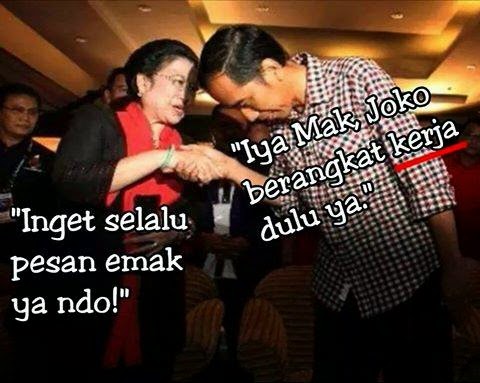 &#91;BREAKING NEWS&#93; Beredar Meme Jokowi Memarahi Megawati