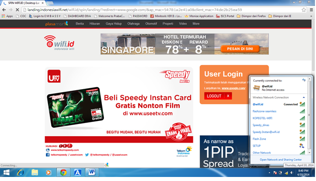 Indonesia Wifi menjawab kebutuhan kita..!!!