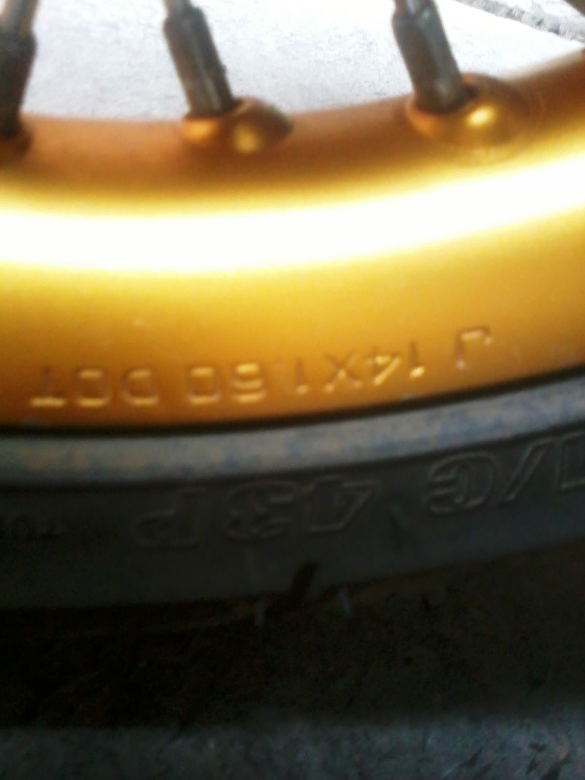 Terjual JUAL VELG TDR GOLD RING 14 KASKUS