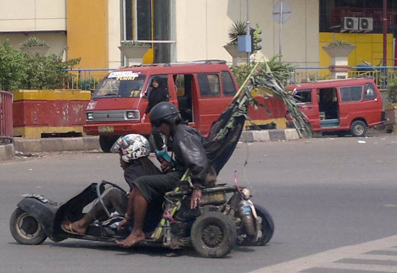 Mengapa orang yang bermotor vespa jarang ditilang