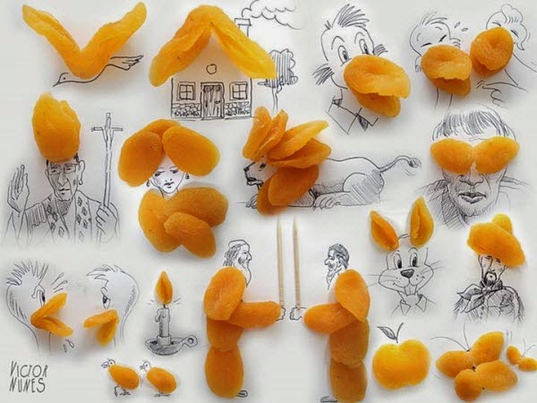 12 Amazing Fun Arts dari Benda Sehari-hari dan Makanan