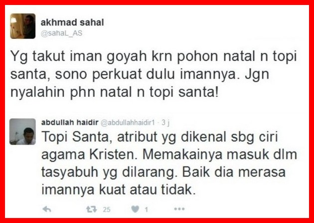 MUI Larang Pakai Topi Santa, Ahok: Di Kitab Suci Juga Enggak Ada