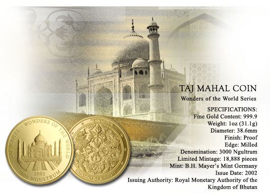 Koin Emas Taj Mahal
