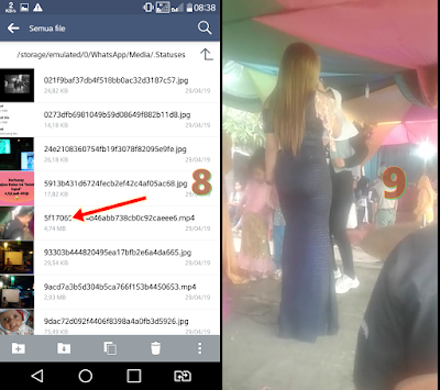 Cara menyimpan video dan foto dari status whatsapp langsung ke galeri