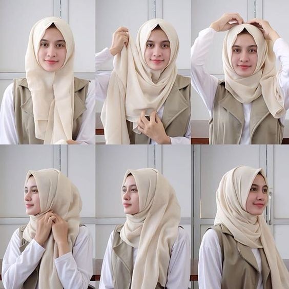 Harus Coba Nih Ukhti 6 Tutorial Hijab Pashmina Simpel Terbaru 2017