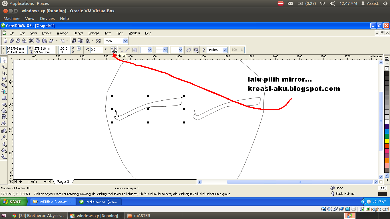 Ane Ajarin Ni,Membuat Uchiha Madara Dengan Corel Draw X3.&#91;TUTORIAL COMPLETE++&#93; :D