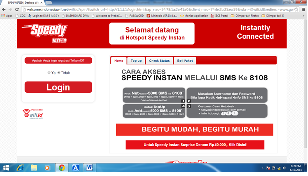 Indonesia Wifi menjawab kebutuhan kita..!!!