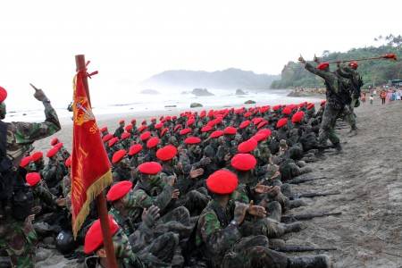 kerasnya latian para prajurit KOPASSUS