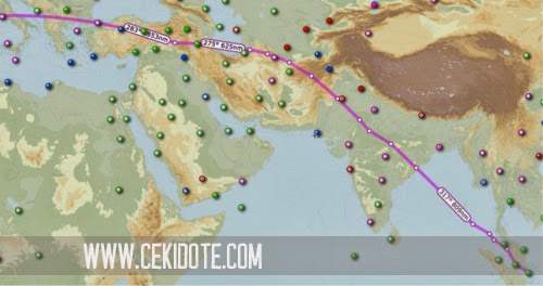 Benarkah MH370 Terbang Dibelakang SIA68 Untuk Menghindari Radar?