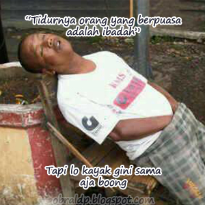 Tidur yang bikin batal puasa