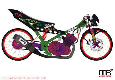 Gambar Motor Modifikasi dengan CorelDraw &#91;CEK IT !!&#93;