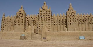 Masjid Djenne Afrika Barat, Masjid Yang Terbuat Dari Lumpur