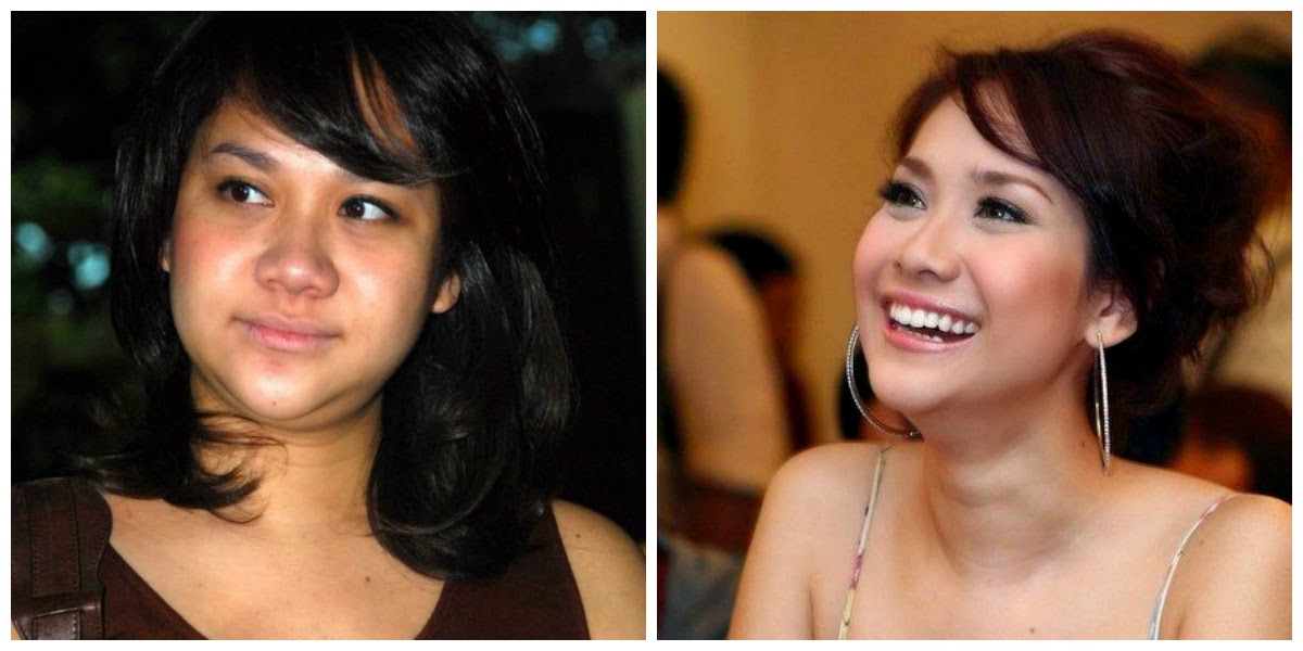 5 wajah artis indonesia tanpa pakai make up