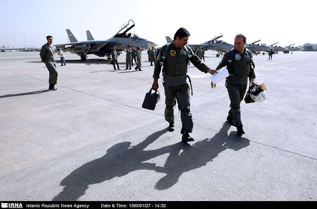 **Iran Air Force: Satellites and F-14 Tomcats Jet Fighter**