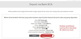 Deposit Instaforex Tanpa Melalui IB dng Bank Lokal
