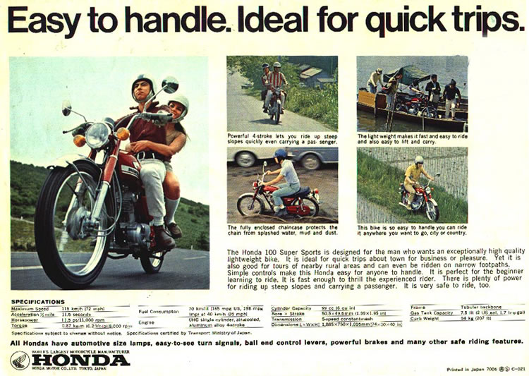 &#91;Nostalgia&#93;Foto foto Iklan motor CB jaman dulu