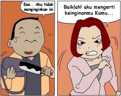 Lucu! Cerita Komik tentang Kesalahpahaman Wanita yang Berujung Nikmat