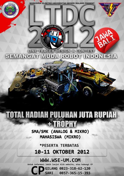 &#91;LOMBA ROBOT&#93; Line Tracer Design and Contest UM Se Jawa-Bali(101012)