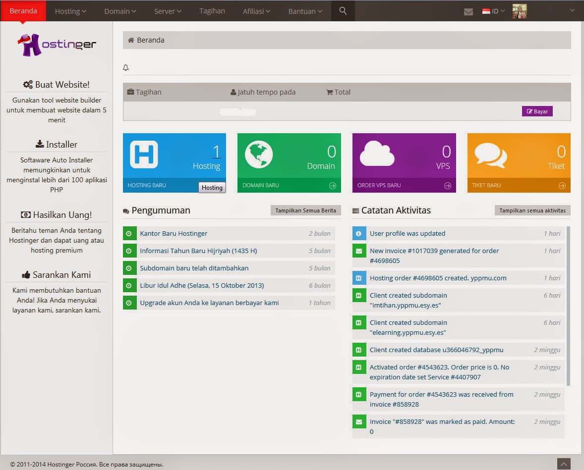 Hosting Gratis Gan! Bandwith Unlimited