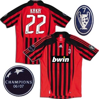 WTB> Jersey AC Milan 2007-2008 22 KAKA sz S KW/GO