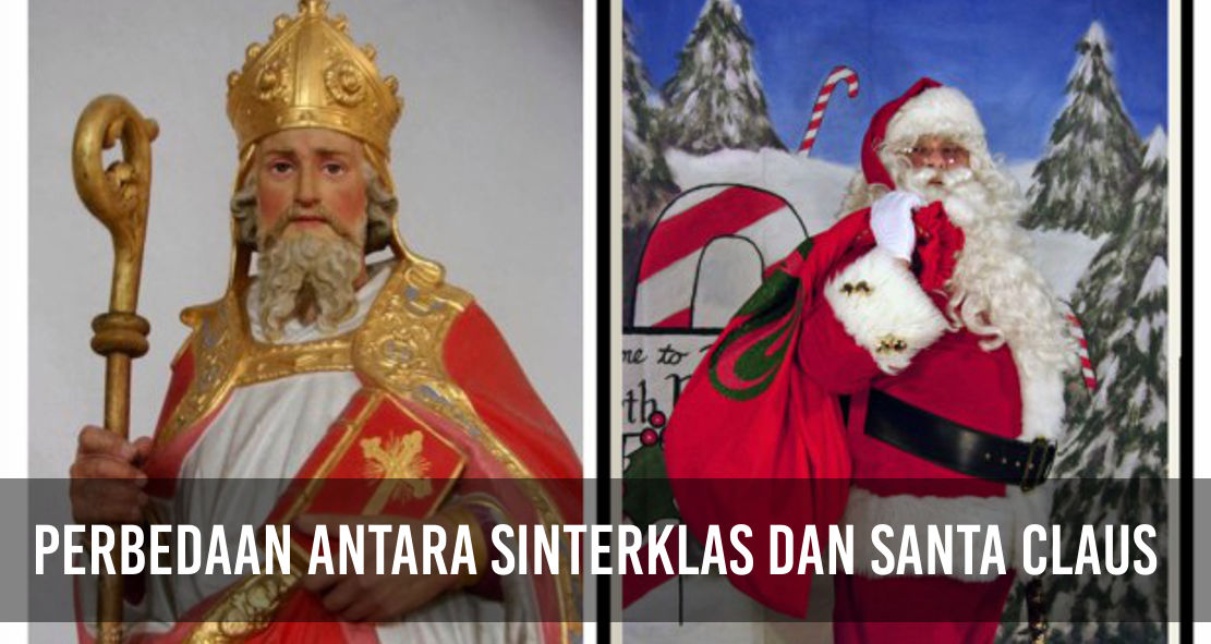  Ternyata Ini LHo Bedanya Sinterklas dan Santaclaus !