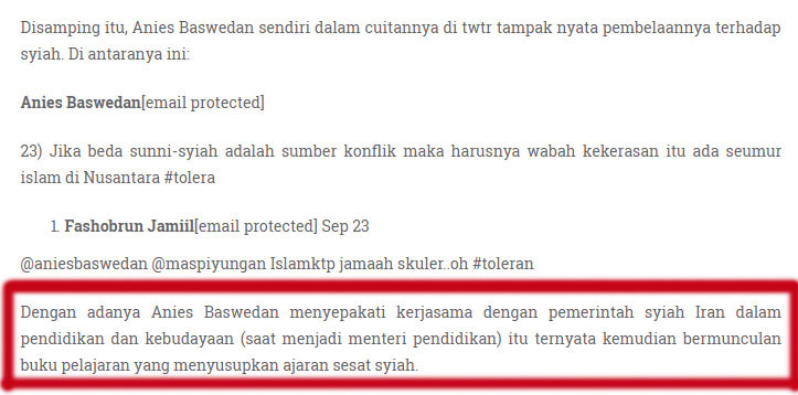 Gan, Kenapa Ya Anies Baswedan di Mana-mana Harus Klarifikasi Kalo Doi Bukan Syiah?