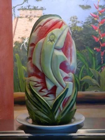 Fruit Carving, Seni Mengukir Buah yang Menakjubkan