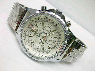 breitling blue and gold