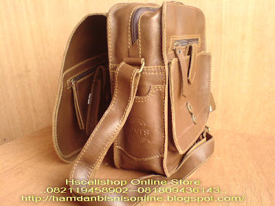 Tas Selempang Kulit Asli