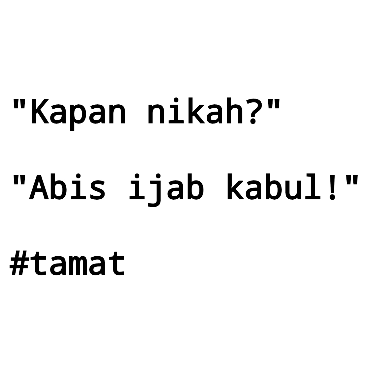 Kapan Nikah ?