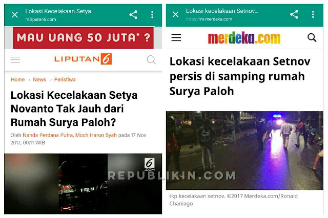 Ternyata Setnov Kecelakaan Persis Di Samping Rumah Surya Paloh, Habis Atur Drama Ya? 