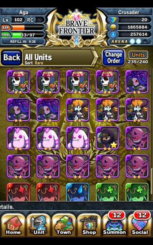 Jual ID brave frontier gems 100+ Unit bb spam crit metagame