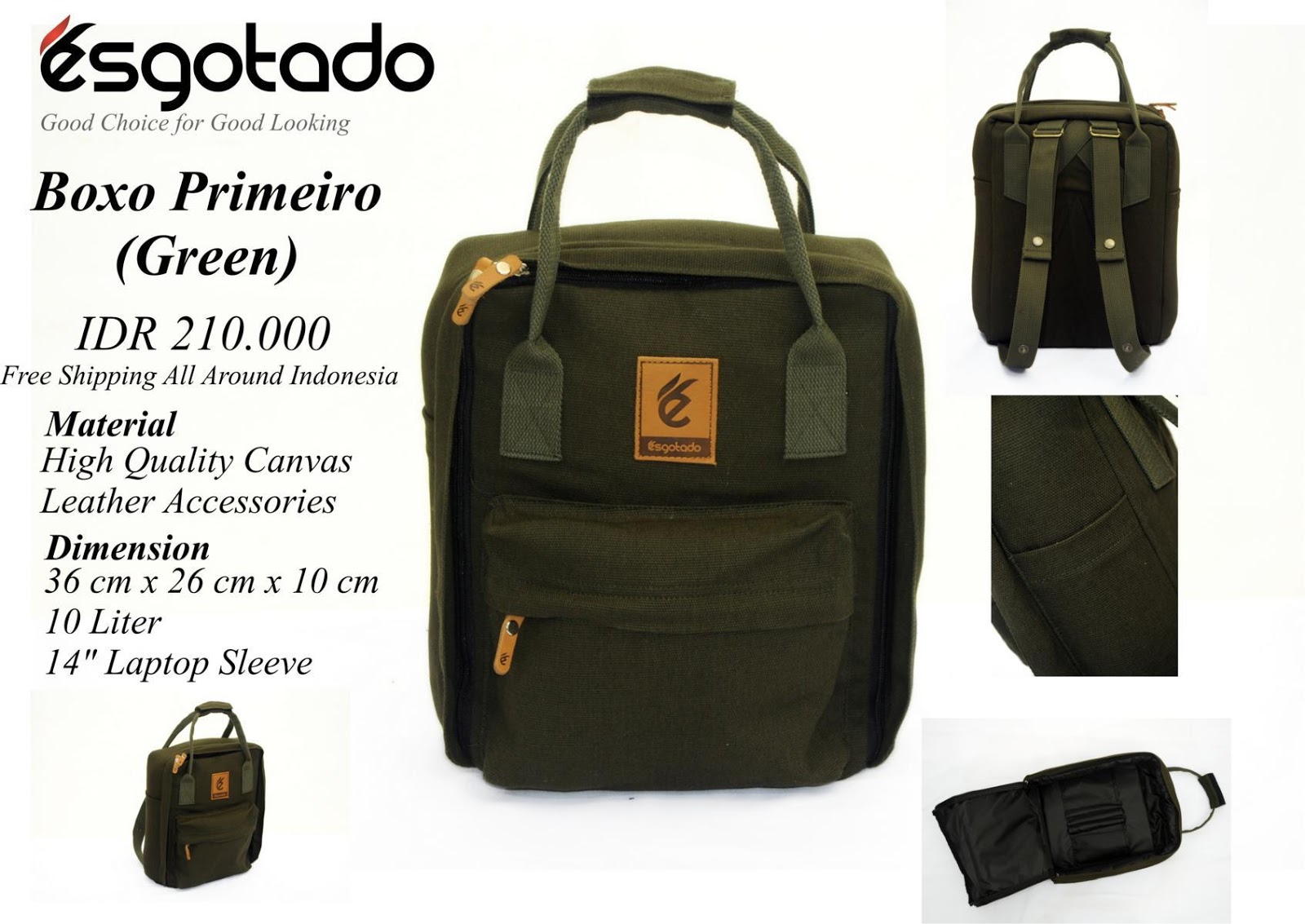 ╨╥╨╥╨╥╨ ESGOTADO ₪ Bag / Tas / Ransel ₪ Good Choise for Good Looking ╨╥╨╥╨╥╨