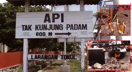 Indahnya Api Tak Kunjung Padam di Pamekasan Madura &#91;PIC&#93;