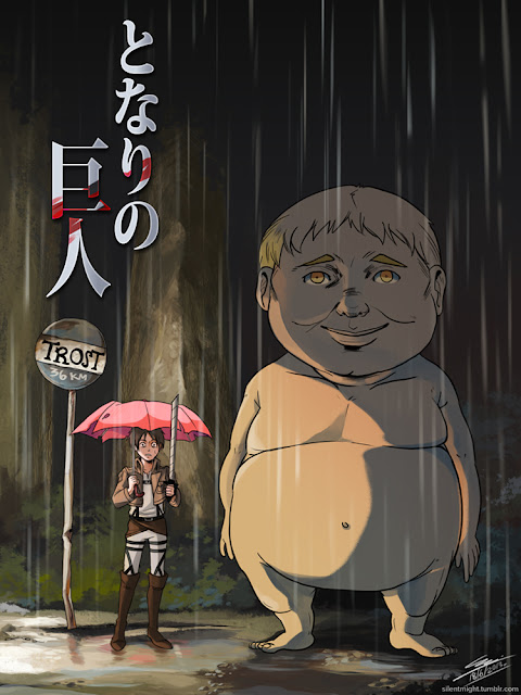 Totoro S Bus Stop Parody Gallery Gambar Parodi Anime Tonari No