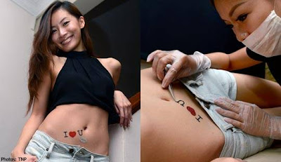 Vajazzling - Seni Menghiasi Perut Wanita dengan Tatto Kristal