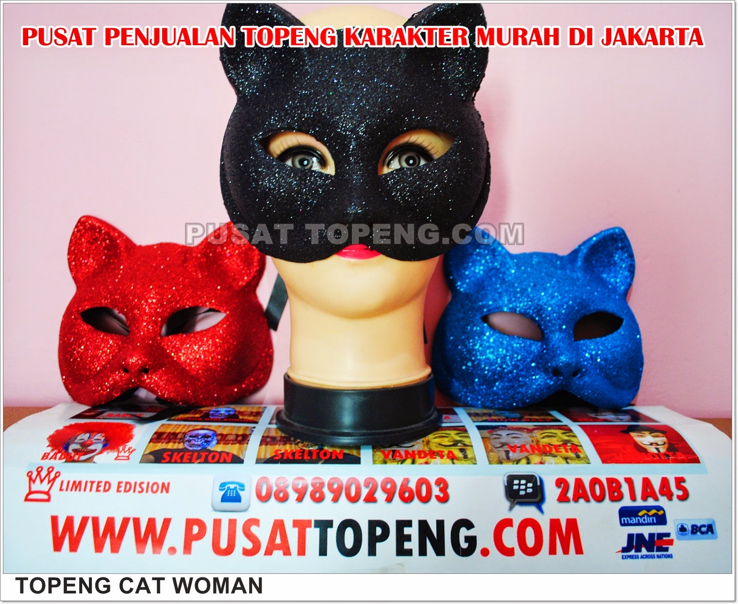 Terjual [ HOT SELL TOPENG ]  JUAL TOPENG TOPENG KARAKTER MURAH 