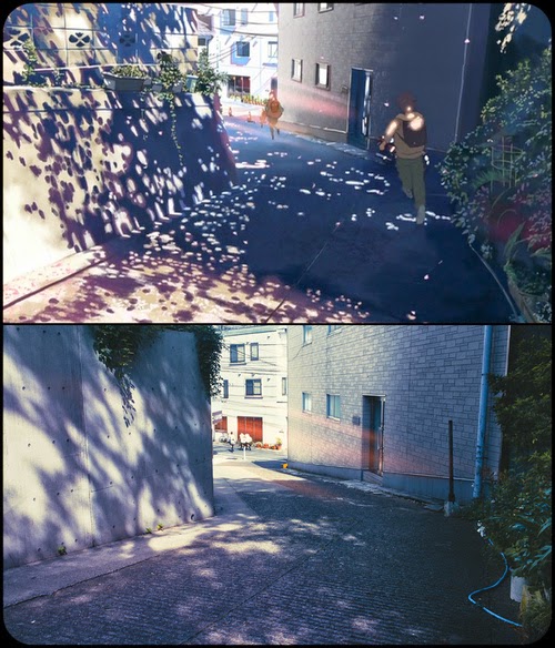 Karya Makoto Shinkai {anime vs reality}