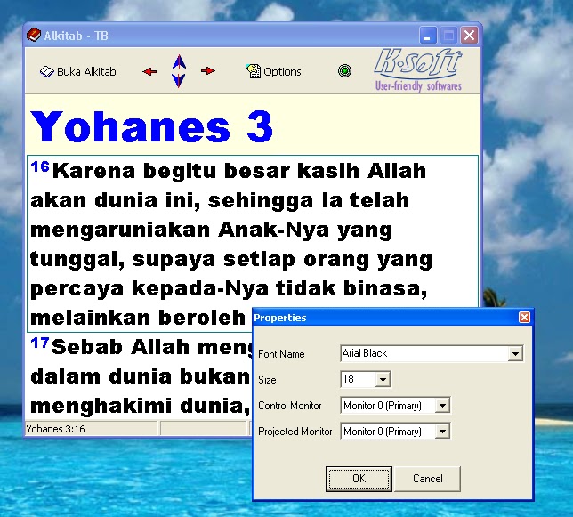 alkitab bahasa indonesia untuk easy worship 2009