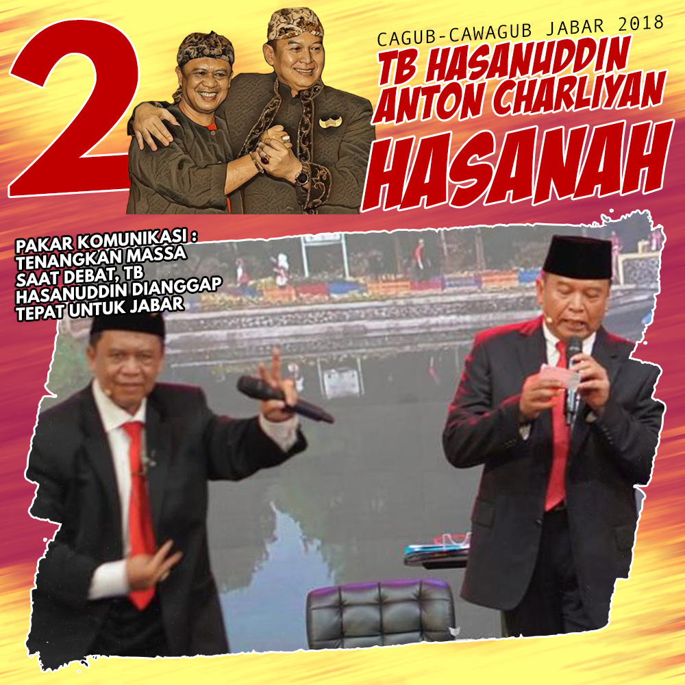 Tenangkan Massa Saat Debat, TB Hasanuddin Dianggap Tepat Untuk Jabar