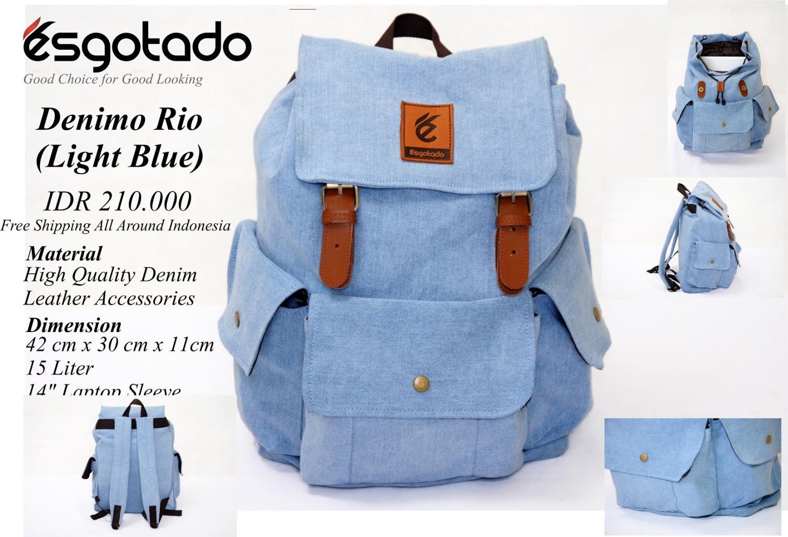 ╨╥╨╥╨╥╨ ESGOTADO ₪ Bag / Tas / Ransel ₪ Good Choise for Good Looking ╨╥╨╥╨╥╨