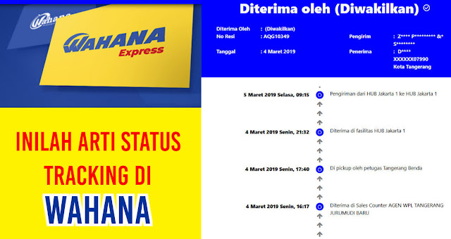 Mengetahui Arti Kode Status Tracking di Wahana