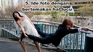 Ide Foto Pernikahan Unik dan Lucu yang bisa kamu coba 