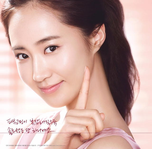 Foto Yuri SNSD untuk iklan produk Mamonde..