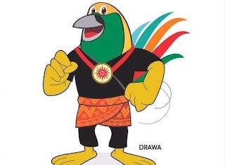 Lomba Re-Draw Mascot Asian Games 2018 by Kreavi.com