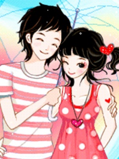 Anime Korea Cute Couple (Unyu-unyu banget melihat anime korea :P)