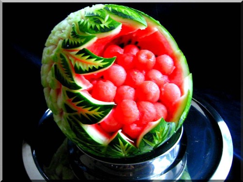 Fruit Carving, Seni Mengukir Buah yang Menakjubkan