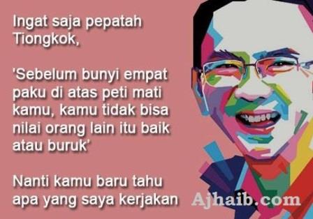 Keren! Berikut Kompilasi Kata-Kata Inspirasi Ahok yang Ceplas-Ceplos
