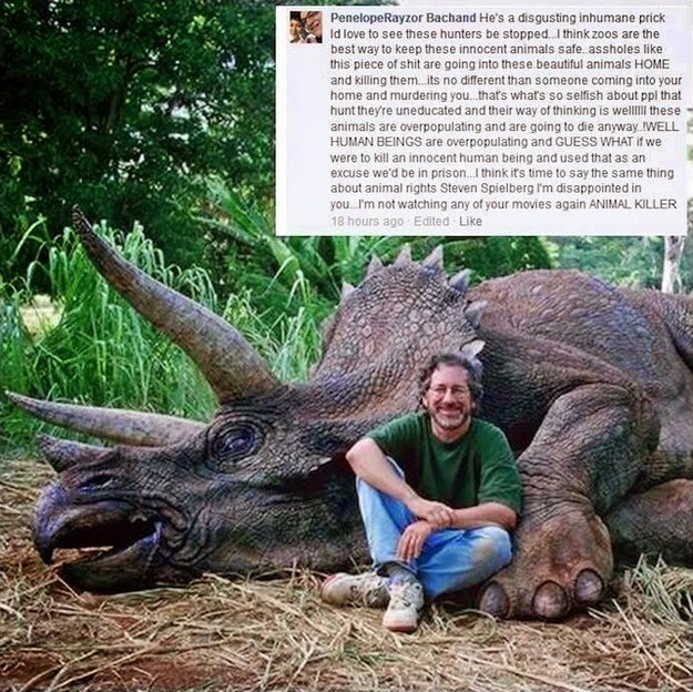 Sekelompok Orang di FB Percaya dan Meyakini bahwa Steven Spielberg Bunuh Dinosaurus