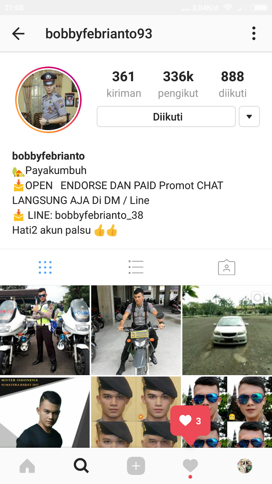 10 Akun Instagram Polisi Ganteng Dengan Lebih 100000 Pengikut (2017)